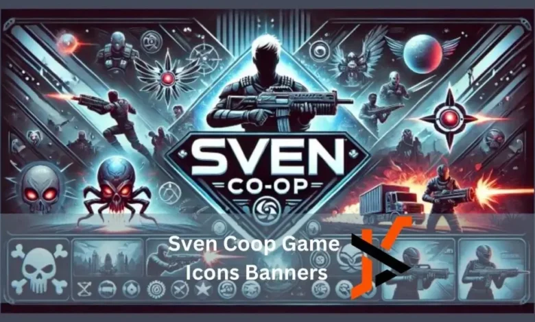 seven coop game icons banners