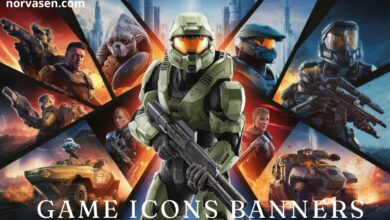 Halo (2003) Game Icons Banners