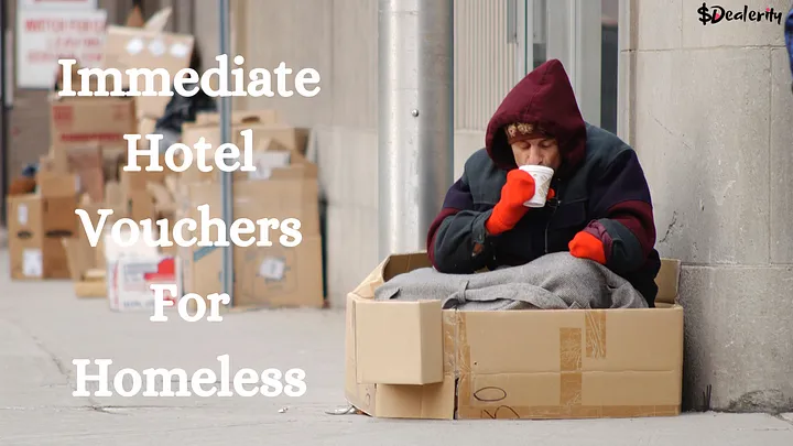 immediate hotel vouchers for homeless